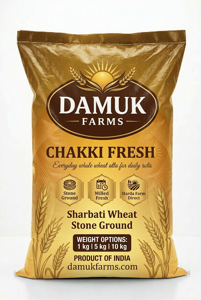 DAMUK Farms Chakki Fresh Atta pack